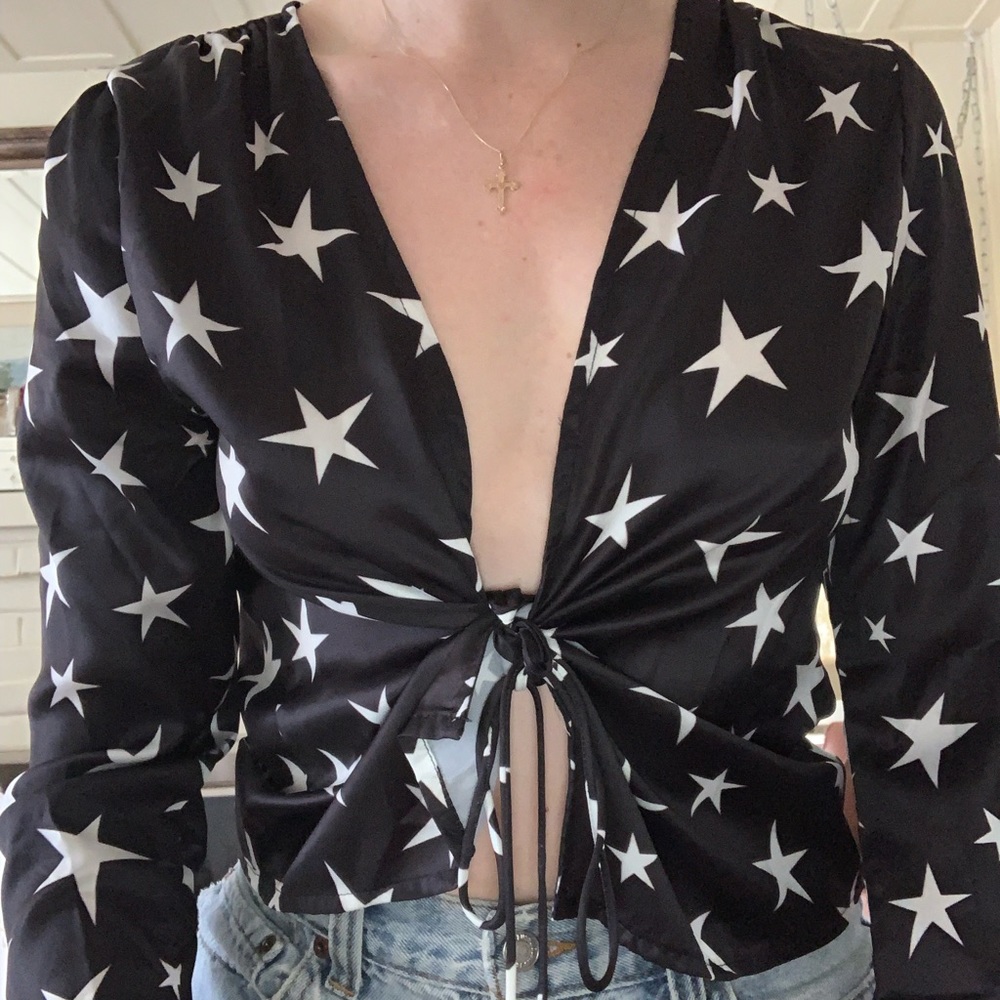 Black Long Sleeve Top
